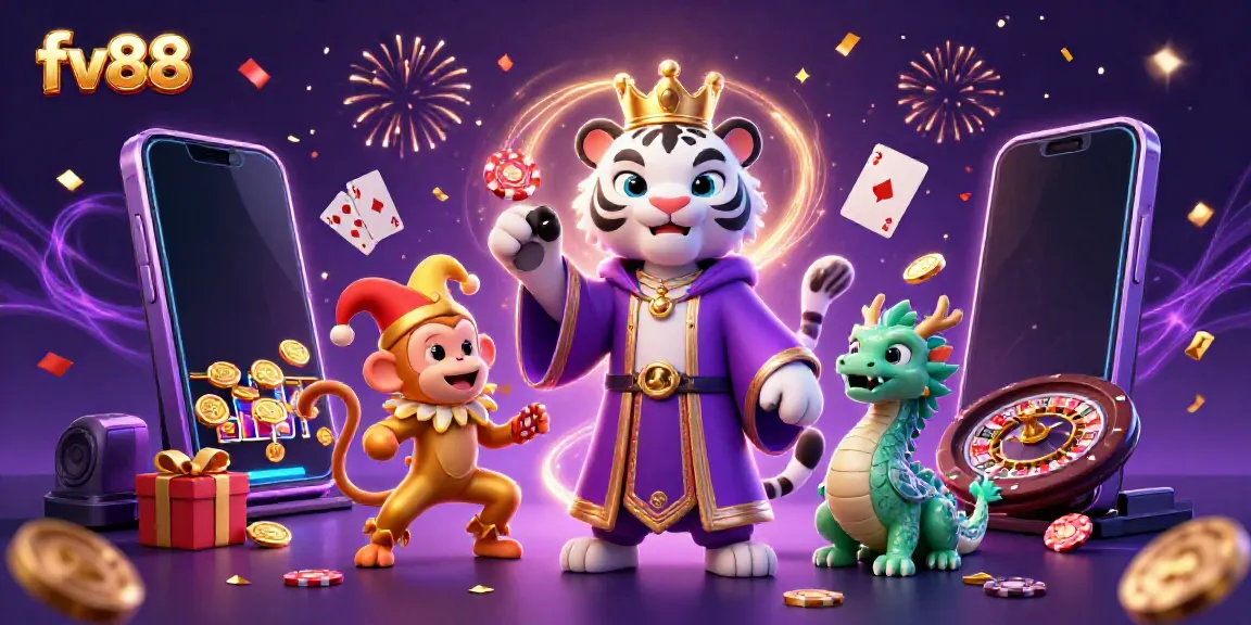 Engage with bonus games on fv88 while enjoying vibrant celebration elements and dynamic characters.