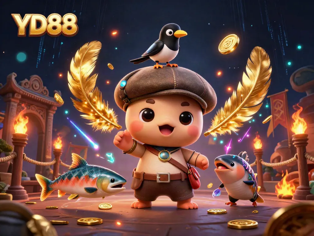 Experience thrilling gaming adventures at YD88 with a playful Nessie and dynamic casino elements.