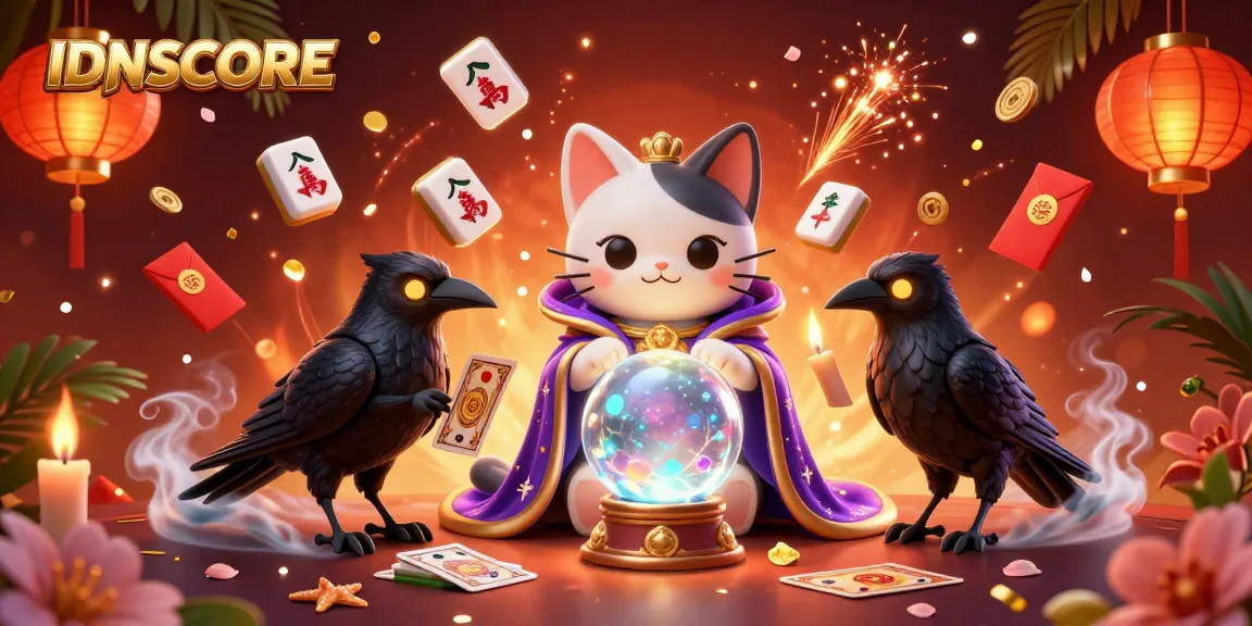 IDNSCORE platform showcases vibrant 3D characters engaging in various gambling themes, enhancing user experience.