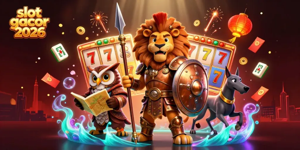 Menangkan hadiah besar di slot gacor 2026 dengan ilustrasi kasino yang penuh warna ini.