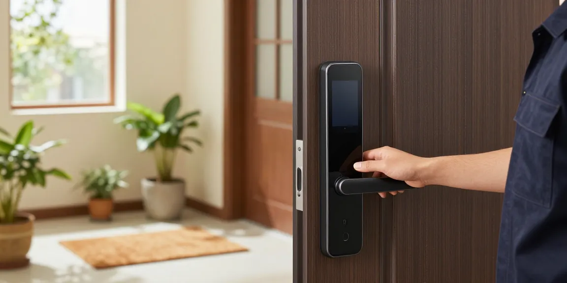 Purchasing smart locks for enhanced home security with expert installation.