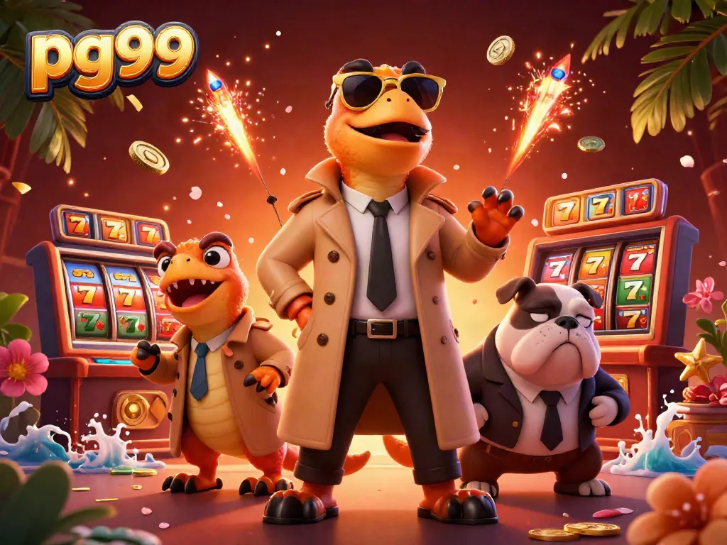 Experience thrilling gameplay at pg99 casino with lively raptors and vibrant game elements in a dynamic setting.