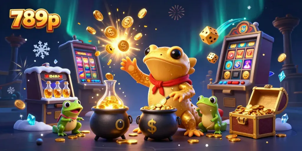 Experience the magic of 789p with a golden alchemist and exciting jackpot action.