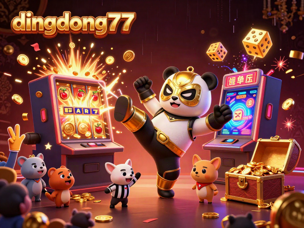 Witness the excitement at dingdong77 as the panda wrestler dominates the casino scene with jackpots exploding!