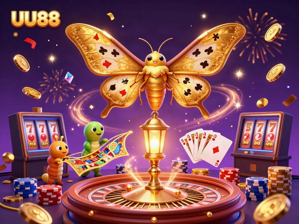 Experience thrilling gameplay with UU88 as you win with vibrant casino elements and golden rewards.