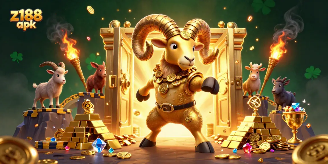 Experience exhilarating gameplay with z188 apk in a vibrant casino-themed 3D illustration.