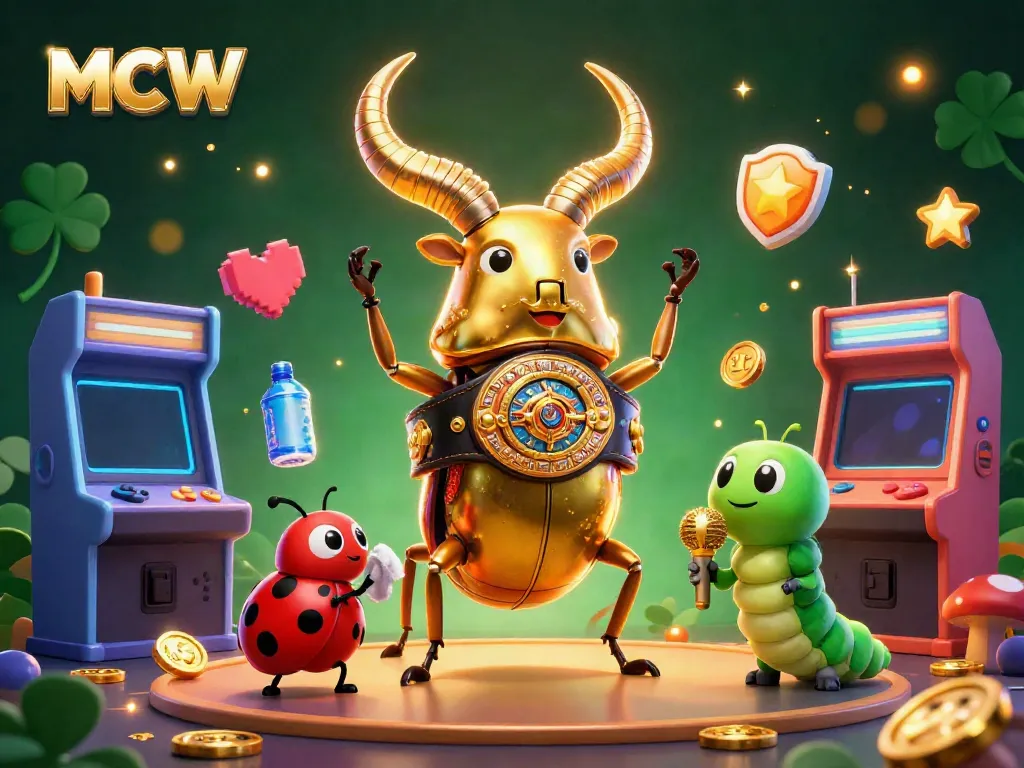 Engage in thrilling gameplay with MCW, featuring a dynamic boxing beetle champion ready for action.