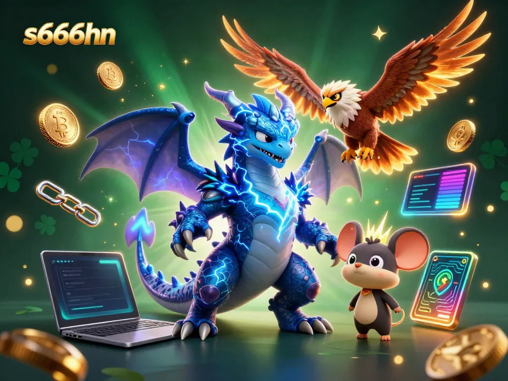 Engage in thrilling gaming at s666hn with dynamic characters and vibrant casino elements.