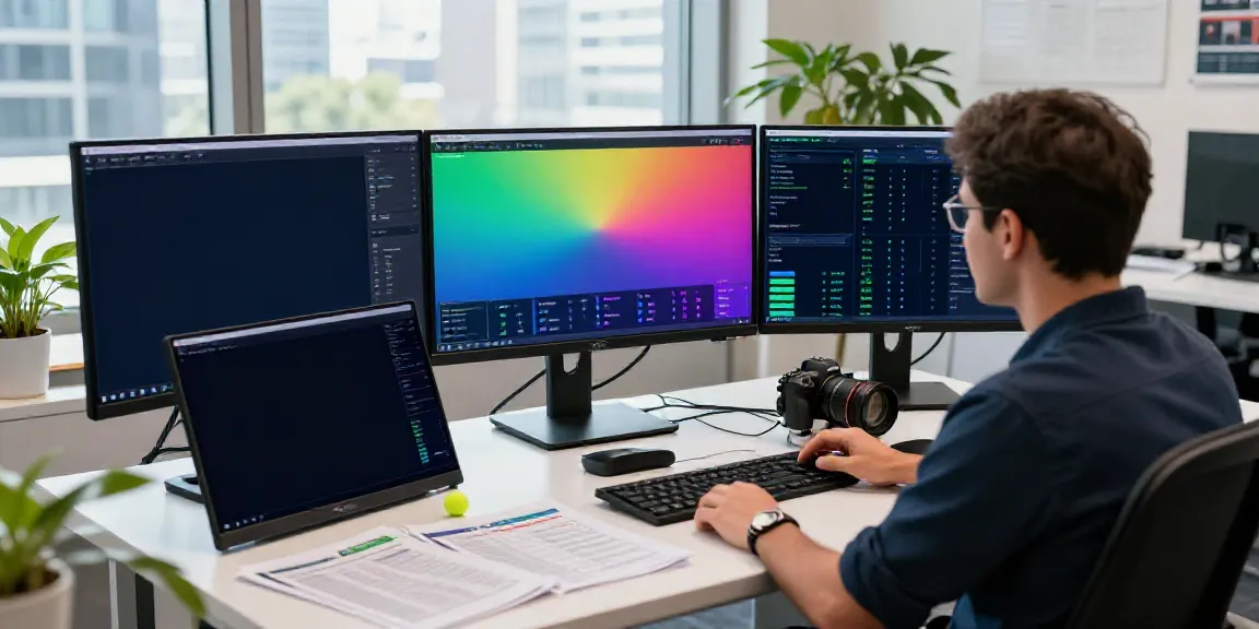High accuracy tennis prediction algorithm analysis in a bright office.
