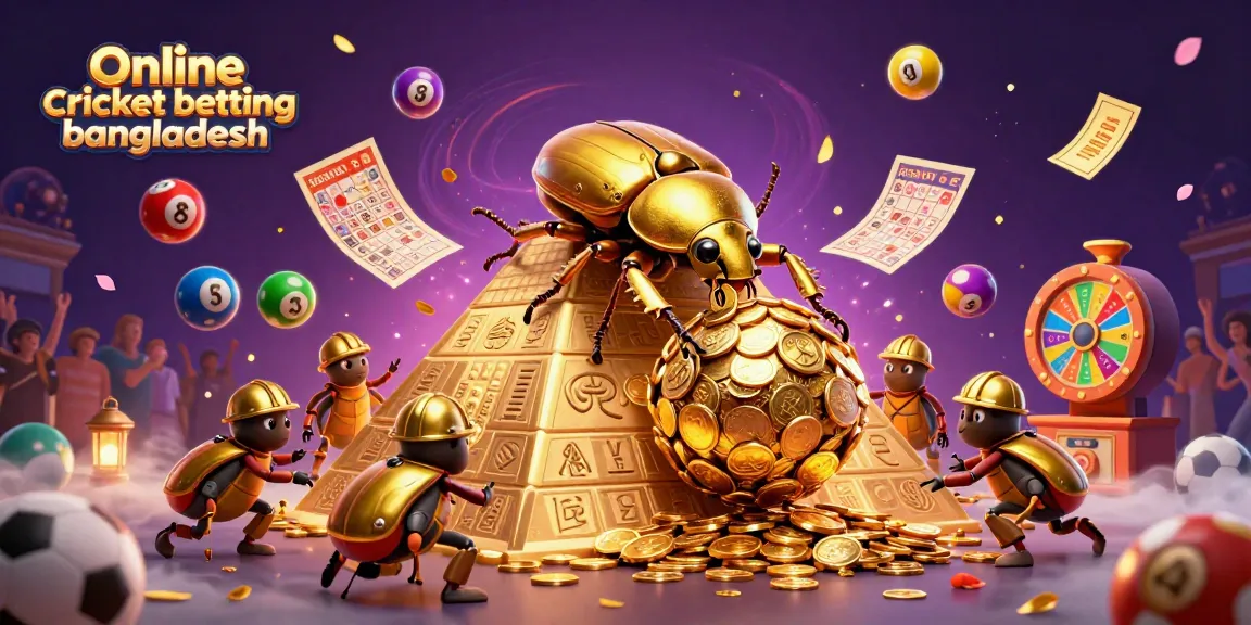 Experience online cricket betting bangladesh with vibrant animations of cricket action, gold coins, and festive themes.