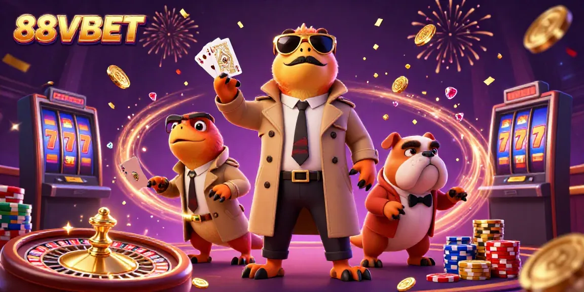 Engaging scene of three raptors amusingly trying to enter a VIP zone at 88VBET casino with coins and gaming elements.