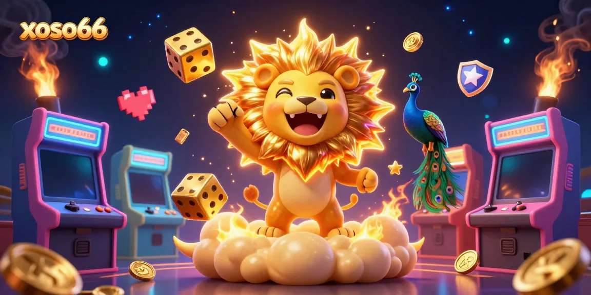 Experience excitement and entertainment with xoso66, featuring engaging casino elements and vivid characters.